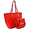 Hardware Accent 3 in 1 Tote Crossbody Value SET MH-EW1878