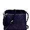 Tassel Accent Chevron Quilted Cross Body  MH-EW2353