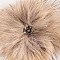 Raccoon Fur PomPom Cotton Blend Slouchy Beanie LA-EXP1003