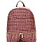 Crocodile Print Zipper Accent Fashion Backpack MH-EY7055