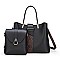 2 in 1 Triple Compartment Satchel & Messenger Set