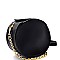 F0163-LP Round-shaped Medium Size Shoulder Bag