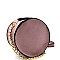 F0163-LP Round-shaped Medium Size Shoulder Bag