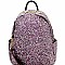 Multi-Pocket Glittery Fashion Backpack MH-F0259