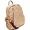 Multi-Pocket Glittery Fashion Backpack MH-F0259