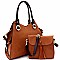 Hardware Accent 3 in 1 Wing Satchel Value SET MH-F0277