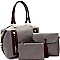 Multi-Pocket 3 in 1 Boston Satchel Value SET MH-F0278