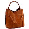 CLASSY 2 IN 1 SIDE POCKET HOBO
