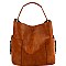 CLASSY 2 IN 1 SIDE POCKET HOBO
