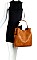 CLASSY 2 IN 1 SIDE POCKET HOBO