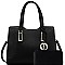 Classy 2-Way Structured Satchel Wallet SET MH-F241F