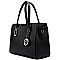 Classy 2-Way Structured Satchel Wallet SET MH-F241F