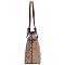 3-in-1 Oval Monogram Handbag / Crossbody Wallet Set