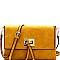 Stylish Faux-Leather Knot Flap Shoulder Bag MH-FC19109