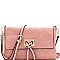 Stylish Faux-Leather Knot Flap Shoulder Bag MH-FC19109
