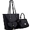 Trendy Classy 3 in 1 Shopper Tote Value SET MH-FC19183