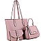 Trendy Classy 3 in 1 Shopper Tote Value SET MH-FC19183