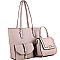 Trendy Classy 3 in 1 Shopper Tote Value SET MH-FC19183