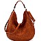 Fashionable Woven Front Single Strap 2-Way Hobo MH-FC19218