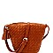 Fashionable Tassel Accent Woven Bucket Cross Body Messenger MH-FC19219