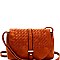 Fashionable Woven Flap Cross Body Messenger MH-FC19220