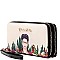 CACTUS SERIES AUTHENTIC FRIDA KAHLO DOUBLE ZIP WALLET