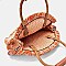 ROUND KNIT SUMMER SATCHEL - Celebrity