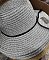 Straw Shiny Fedora Hat