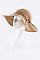Pack Of 12 Floppy Hats With Bow Accent LA-41159
