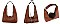 Chain Accent Hobo-Shoulder Bag