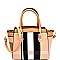 FGZ6279-LP Checker Plaid Print Small Wing Satchel