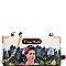 FRIDA KAHLO JUNGLE SERIES WALLET WITH CROSS BODY STRAP