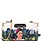 FRIDA KAHLO JUNGLE SERIES WALLET WITH CROSS BODY STRAP