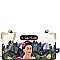 FRIDA KAHLO JUNGLE SERIES WALLET WITH CROSS BODY STRAP