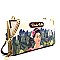 FRIDA KAHLO JUNGLE SERIES WALLET WITH CROSS BODY STRAP