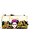 Authentic Cartoon Version Frida Kahlo Wallet Cross Body MH-FJC928