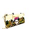 Authentic Cartoon Version Frida Kahlo Wallet Cross Body MH-FJC928