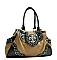 Western Fleur De Lis Rhinestone shoulder Bag TN