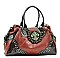 Fleur De Lis Rhinestone shoulder Bag