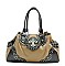 Fleur De Lis Rhinestone shoulder Bag