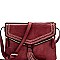 Tassel Accent Braided Multi-Pocket Shoulder Bag MH-FN0001
