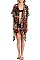 TASSEL LEOPARD KIMONO CARDIGAN