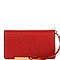Classy Multi-Compartment Bi-fold Wristlet Wallet MH-FTW4197