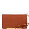 Classy Multi-Compartment Bi-fold Wristlet Wallet MH-FTW4197