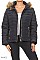 Waterproof Solid Fitted Puffer Jacket By Nina Rossi