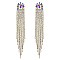 Trendy Waterfall Rhinestone Earrings