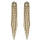 Trendy Waterfall Rhinestone Earrings