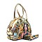 MICHELLE OBAMA JEWEL TOP & SIDE ROYALTY SATCHEL+WALLET