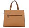 2-in-1 Satchel Wallet Set with Removable Key Chain