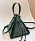 Drawstring Pyramid Studed Luxury Bag